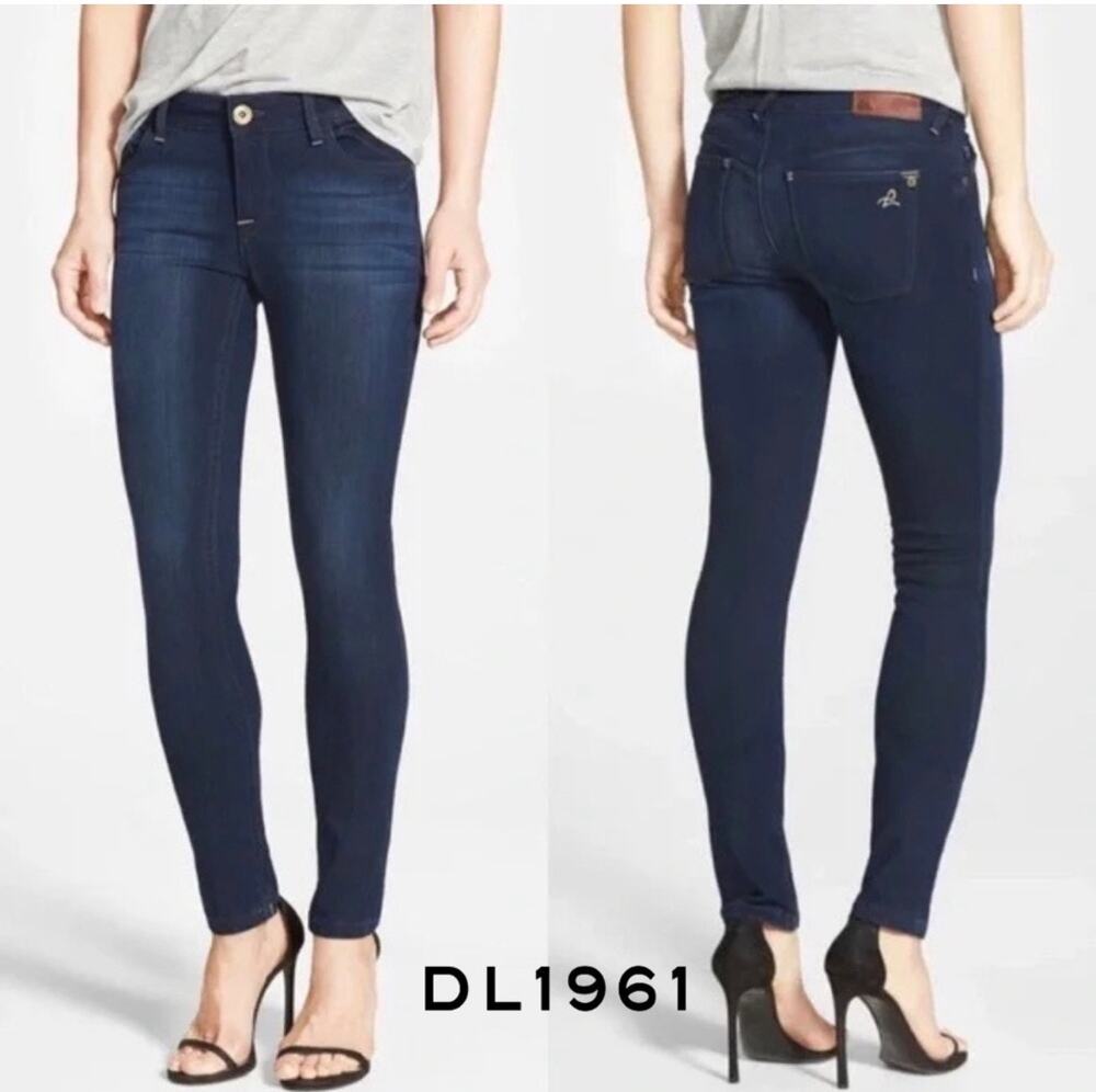 DL1961 Women's Amanda Mid-rise Skinny Jeans Size 28 in Twilight Wash